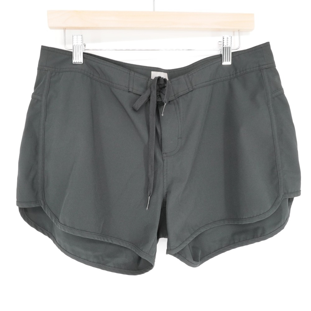 Prana Schaffie Short Hybrid Outdoor Black Womens Medium Performance Sporty